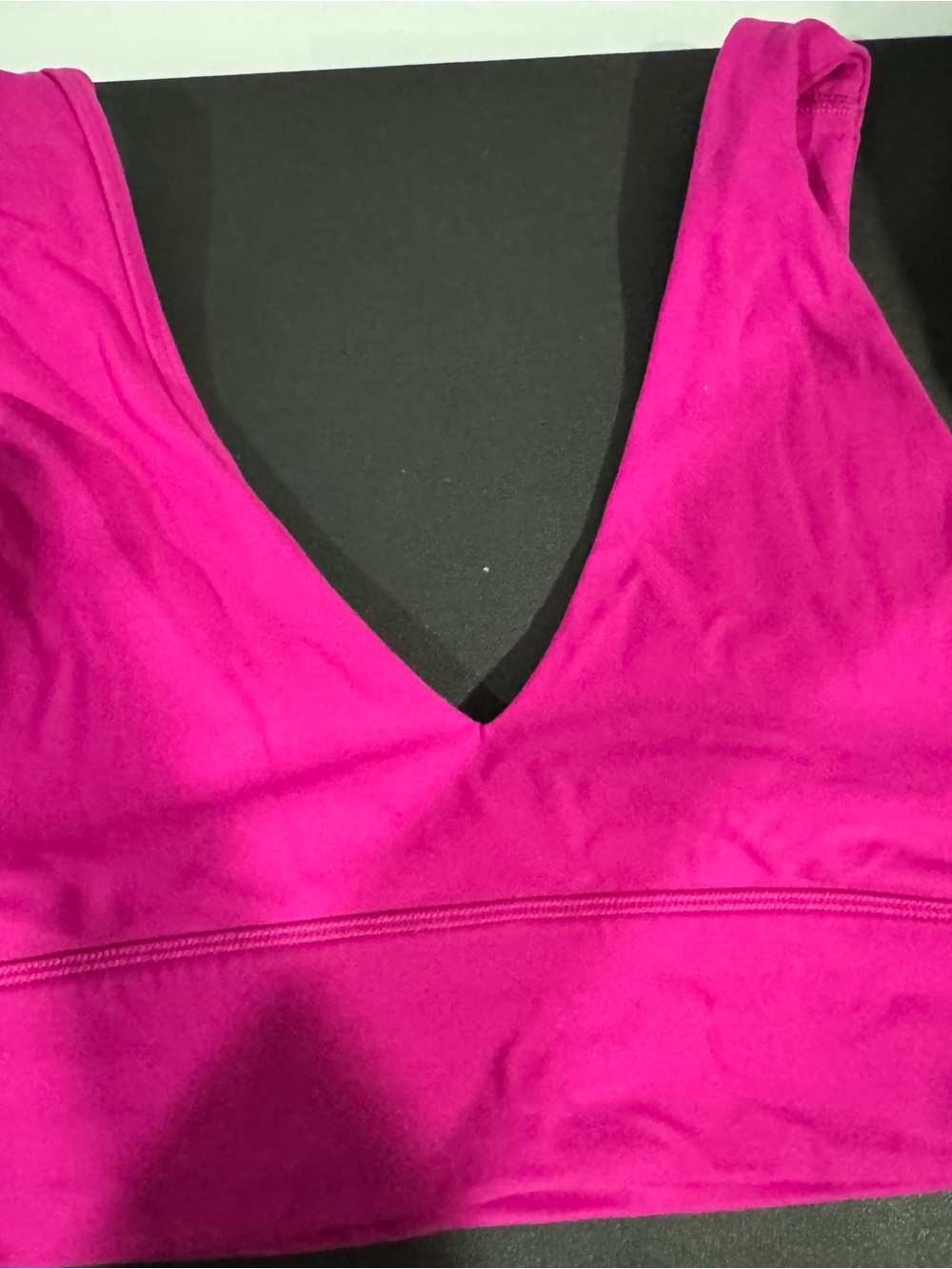 lululemon athletica V-Neck Wireless Sports Bra - Fuchsia Pink